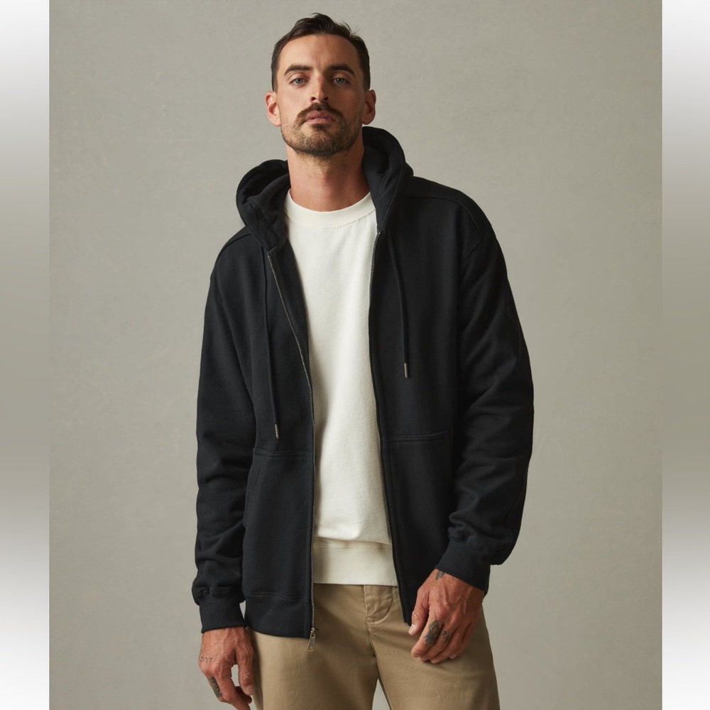 American Giant Hoodie • Relaxed Classic Full Zip • Size XXL • Black • Brand New